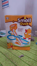 Duck Climb Stairs Toy Roller Coaster with Flashing Lights & Music (3 Ducks) the24kgal