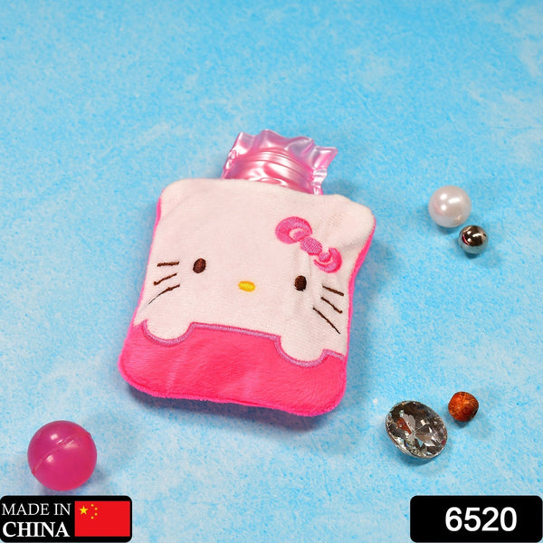 Pink Hello Kitty Small Hot Water Bag with Cover for Pain Relief the24kgal
