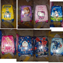 Kids Travel Suitcase with 4 Wheels (2 Pcs Set / 1 Big & 1 Small Shoulder Bag / Mix Design & Color) the24kgal