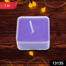 Smokeless Scented Acrylic Lavender Tealight Candles | Scented Acrylic Tealight Candle Set of 1 for Home Decoration and Celebrations | Long Burning Time Candle (1 Pc / Mix Color) the24kgal