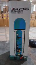 Multi-Use Pill & Water Bottle for Travel (600 Ml, Mix Color) the24kgal