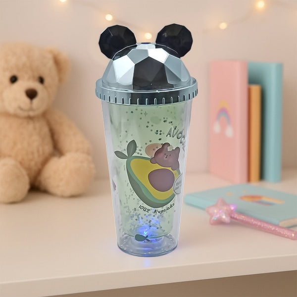 LED Light Unicorn Kids water sipper " Water Sipper For Boys (1 pcs) Space Water Sipper for Kids - BPA-Free, Leak-Proof, and Easy to Clean- School and Outdoor for Kids & Boys Birthday Return Gifts the24kgal