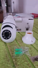 V380 Pro Fisheye 360 Degree Panoramic Wireless WiFi IP CCTV Security Camera (Pack of 1) the24kgal