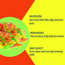 Strong & Reusable Rubber Bands: Multicolor for Office, Home & School (1.5 Inch 100 GM), Hair accessories the24kgal