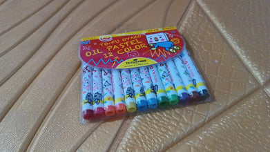 Crayons - 12 Colours Washable Testable Non-Toxic Jumbo Crayons for Toddlers the24kgal