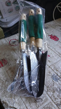 Gardening Tools - Hand Cultivator, Trowel, Heavy Duty with Ergonomic Wooden Handle for Transplanting and Digging (3 Pcs Set) the24kgal