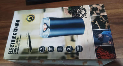 Mini Mixer, Small Blander, powerful Mini Grinder, Electric Coffee Bean Grinder Machine Portable Grinder for Home and Office 1.5L Capacity, 200w (2 Blade Grinder) the24kgal