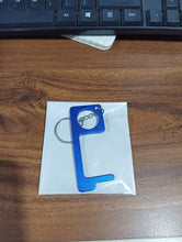 Metal Key Shape Keychain, Door Opener Tool (1 Pc) the24kgal