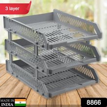 Multifunctional File Rack with Drawers: Desktop Storage for Office Supplies (4/3 Layers) the24kgal