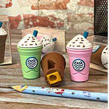 2In1 3D Cute Coffee Or Ice cream Shape sharpner Like Rotary Manual Pencil Sharpener for Kids  Ice Cream Style Office School Supplies, Back to School Gift for Students,Kids Educational Stationary kit, B'Day Return Gift (1 Pc) the24kgal