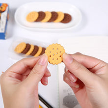 Biscuit-Shaped Erasers | Fun Rubber Stationery for Kids | Creative Birthday Gift Toy (6 Pcs Set) the24kgal