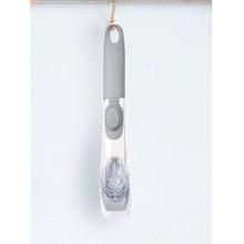 Home & Kitchen Cleaning Brushes, Scrubber, Soap Dispenser Scrub Brush for Pans Pots and Bathtub Sink (2 In 1) the24kgal