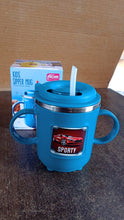 Kids Sporty Sipper Mug with Straw and Dual Handles Approx 300ml (1 Pc) the24kgal