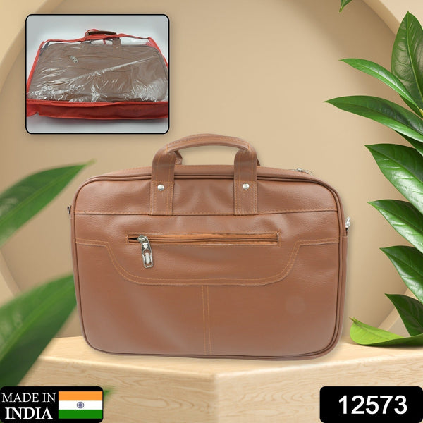 Multipurpose Bag, Shoulder Side Bag Office Laptop Faux Leather Executive Formal Laptop & MacBook Messenger / Office / Travel / Business / Shoulder / Hand / Sling Bag for Men Women with Multiple compartments the24kgal