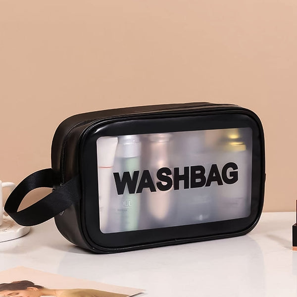 Medium Zippered Cosmetic Pouch, Toiletry Bag for Cosmetics (1 Pc) the24kgal