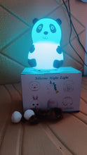 Panda 7-Color LED Silicone Touch Lamp (1 Pc) the24kgal