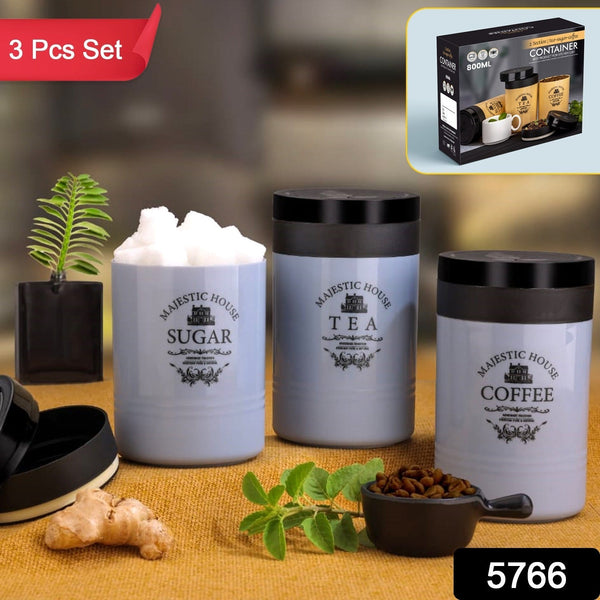 Airtight Containers – For Tea, Coffee, Sugar & More (3 Pcs Set) the24kgal