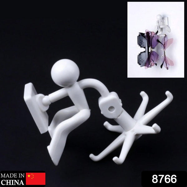 360° Rotating 6-Claw Hook – Kitchen & Bathroom Organizer (1 Pc | White) the24kgal