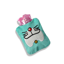 Doremon Cartoon Small Hot Water Bag with Cover for Pain Relief the24kgal