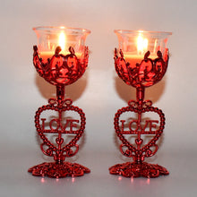 Tea Lights Holder Candle Stand (2 Pc Set) the24kgal