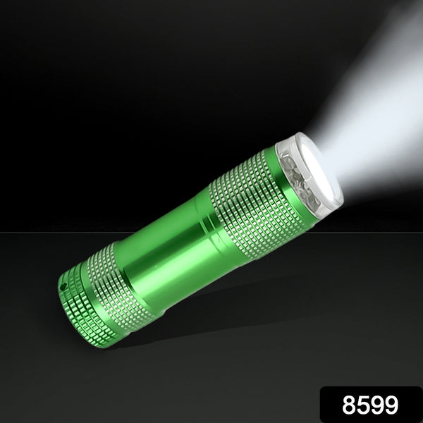 Super-Bright Mini 9 LED Bulb Pocket Torches - Small Torch Flashlight for Camping, Hiking, DIY, Travelling, Outdoors and More 3 Battery operated (Battery not included / 1 pc) the24kgal