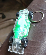 Cars Shape Keychain with On / Off Button LED Flashing Light (1 Pc) the24kgal