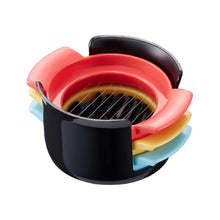 Multifunctional 3-in-1 Egg Cutter - Stainless Steel Slicing Tool with Durable Wires the24kgal