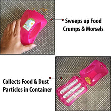 Plastic Handheld Carpet Roller Brush Cleaning with Dust Crumb Collector, Wet, and Dry Brush the24kgal