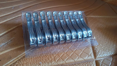 Stainless Steel Clothes pins Beach Towel Clips (10 Pcs Set) the24kgal