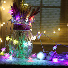 28 LED / Star 3.9 Meter Star Shape Led Light Battery Operated with Flashing Modes for Home Decoration, Kids Room, Waterproof Diwali & Wedding LED Christmas Light Indoor and Outdoor Light ,Festival Decoration (Multicolor Battery Not Included 3.9Mtr) the24kgal