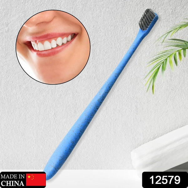 Wheat Straw Soft-Bristle Toothbrush for Deep Cleaning & Dental Care (1 Pc) the24kgal