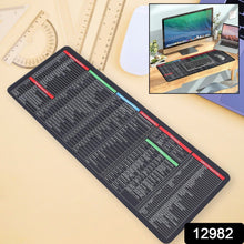 Mat of Shortcut Keyboard  Mouse Pad Mat Mouse Pads for Desk Quick Key Super Large Anti-slip Keyboard Pad Desk Accessories Desktop Mouse Pad Office Oversized Big Mouse Pad Rubber (80—30 Cm) the24kgal