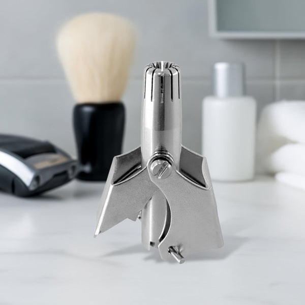 Stainless Steel Painless Nose Hair Remover (1 Pc) the24kgal