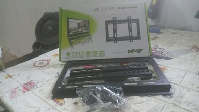 TV Wall Bracket Mount Slim Monitor Stand for 14 x 42, LCD LED 3D plasma Flat TVs Full Motion Heavy-Duty Wall Bracket, Sturdy and Strong Flat Screen Design TV Wall Mount (29cmx19cm) the24kgal