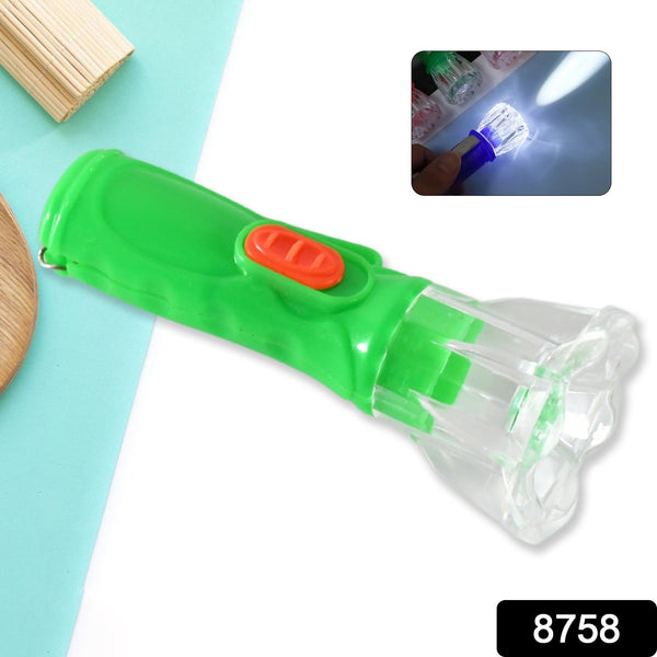 Small Plastic LED Torch – Cute & Handy Pocket Flashlight for Kids (1 Pc) the24kgal