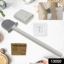 Portable Silicone Toilet Brush – Wall-Mounted, Anti-Drip Cleaner with Non-Slip Handle the24kgal