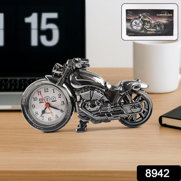 Motorcycle Alarm Clock, Motor Table Clock for Home Decor (1 Pc) the24kgal