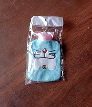 Doremon Cartoon Small Hot Water Bag with Cover for Pain Relief the24kgal