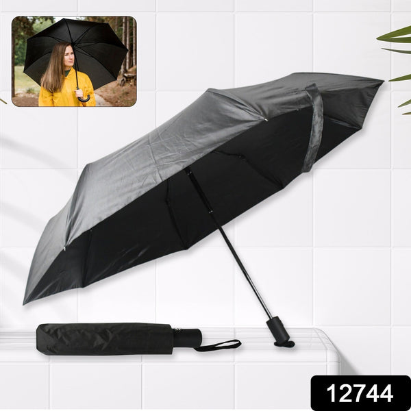 2 Fold Manual Umbrella – Wind, Sun & Rainproof with Steel Shaft & Wrist Strap the24kgal