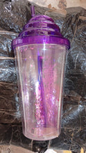 High Quality Plastic Creative Cold Drink Cup / Tumble, Reusable Tea Coffee Tumbler with Lid and Straw, Double Wall Plastic Drinking Sport Bottle, Travel Tumbler (1 Pc / Mix Color) the24kgal