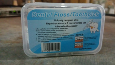2 In 1 Tooth Picks Flosses / Sticks, Portable Toothpicks (50 Pc Set) the24kgal