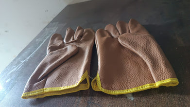 Gloves Gardening Gloves for Men Women Leather Gloves Heavy Duty Gloves (1 Pair) the24kgal
