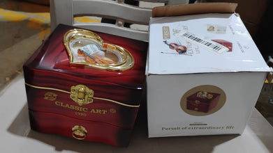 Dancer Ballerina Piano Music Box Hand Crank Music Plastic Box Gift  (1 Pc) the24kgal