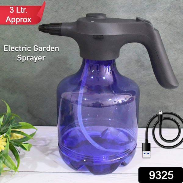 Electric 3L Garden Sprayer – Automatic, Rechargeable Watering Can for Fertilizing (1 Pc) the24kgal
