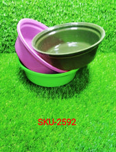 Household Storage Plastic Round Bowl / Tub / Basket / Bucket set - Pack of 3 the24kgal