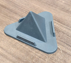 Pyramid Grey Mobile Stand with 3 Different Inclined Angles the24kgal