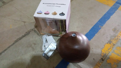 Aromatherapy Humidifier with 7 Colourful LED Light Change (500 ML Capacity / With Remote) the24kgal