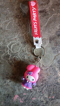 Cute Cartoon Silicone 3D Key Chain with Metal Hook & Strap (Pack of 1) the24kgal