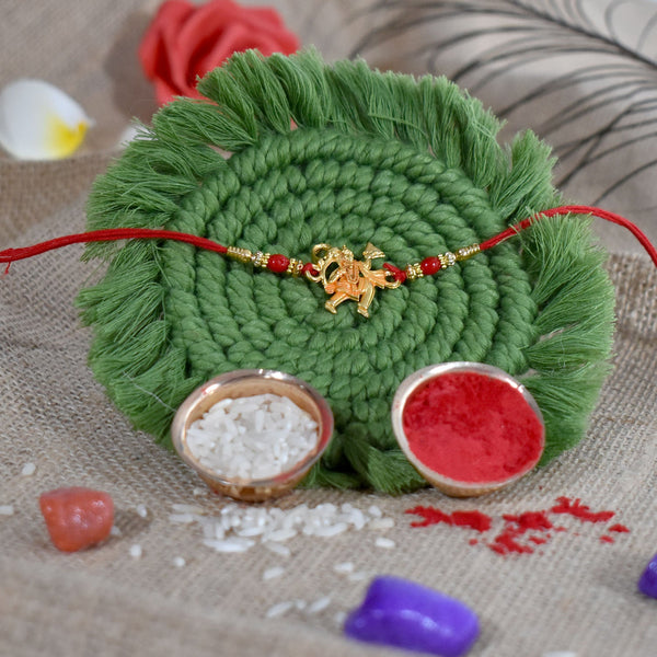 Hanumaan Ji Holding  Dronagiri Mountain Rakhi Wukusy