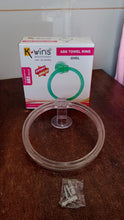 Unbreakable ABS Round Towel Ring Wall Mounted Stand / Holder (1 Pc) the24kgal